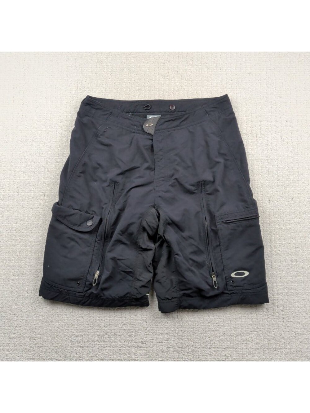 Y2K Oakley Software MTB Padded Cargo Shorts Cycling Techwear Gorpcore 2000's XL